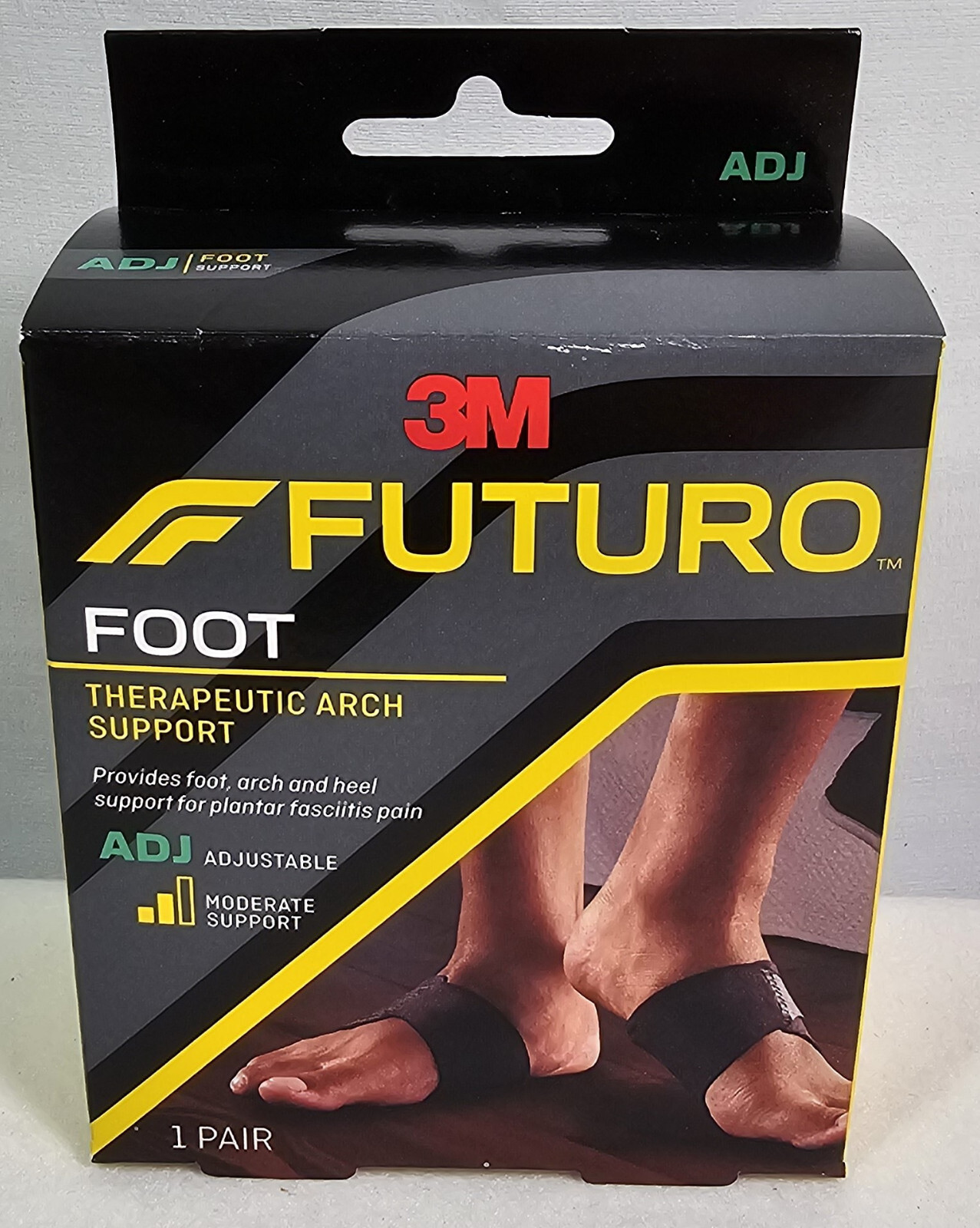 Futuro 3M Foot Therapeutic Moderate Arch Support, Adjustable Size