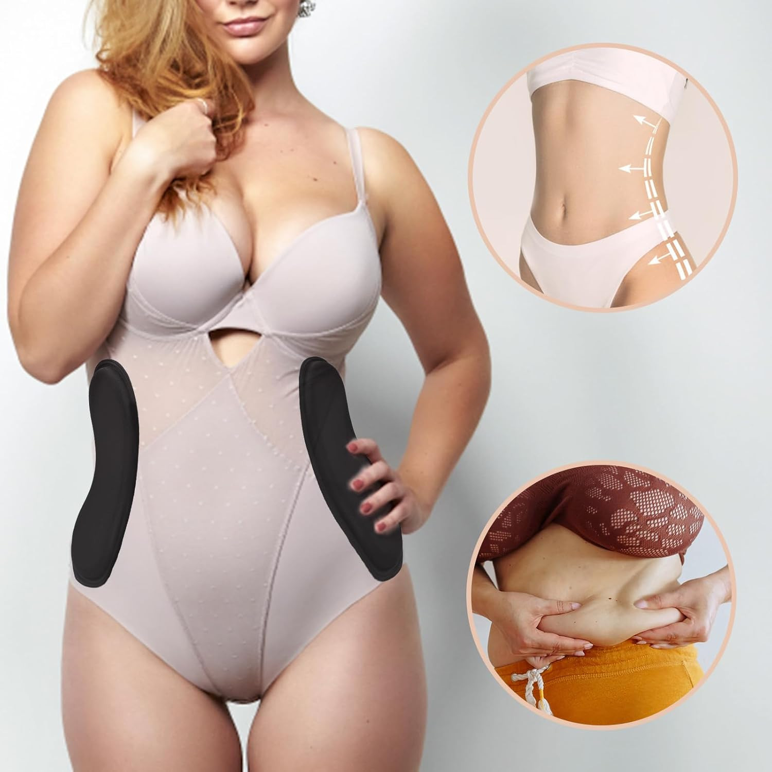4Pcs Abdominal 360 Side Compression Boards Set | Lipo Foam Tummy Tuck Lateral Pr