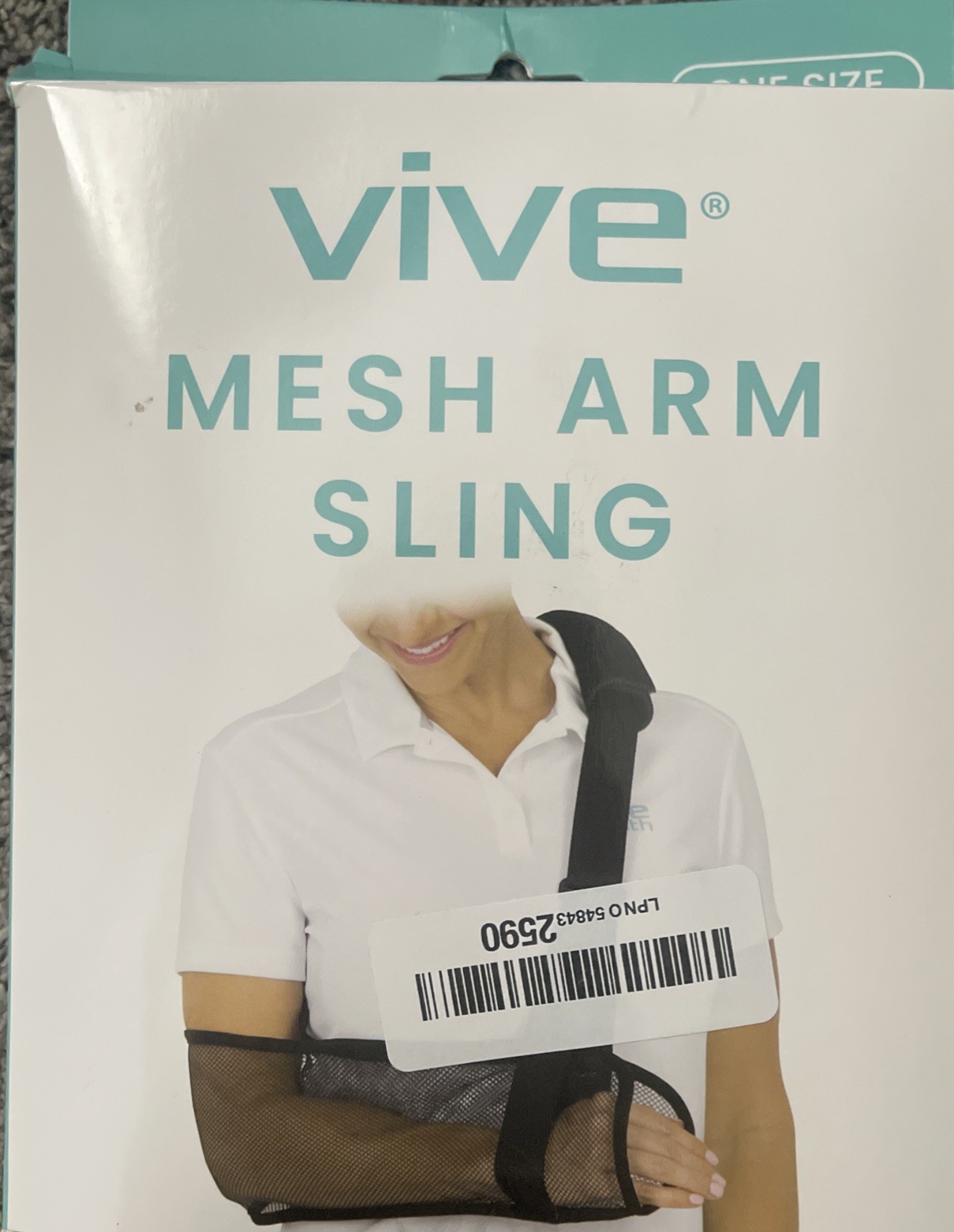 Vive Mesh Arm Sling for Shoulder Injury One Size – Mesh Brace for Torn Rotator C