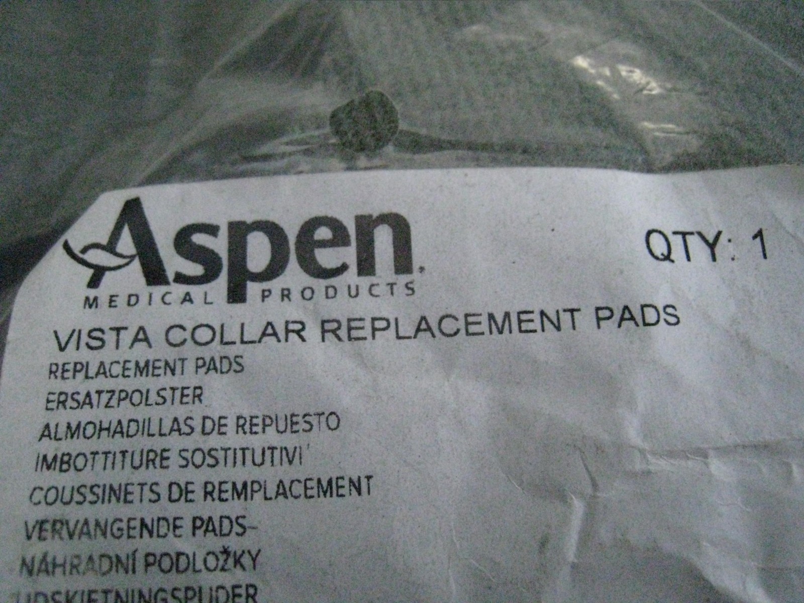 Aspen – Vista Cervical Collar Replacement Pads – 984020 – New/Sealed