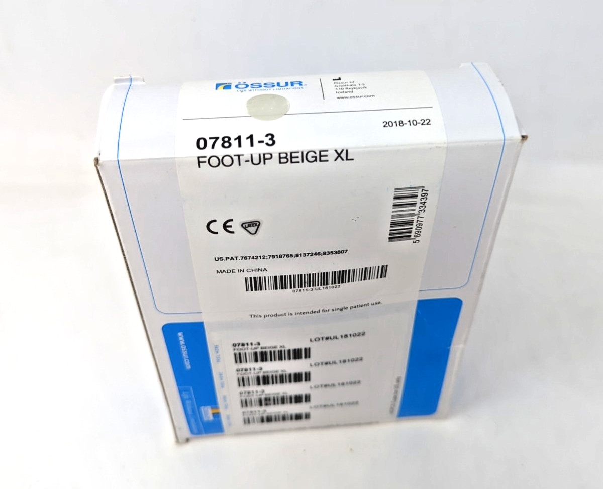 NEW Ossur Foot-Up Support Brace- 07811-3 Beige, Size XL USA Seller fast shipping