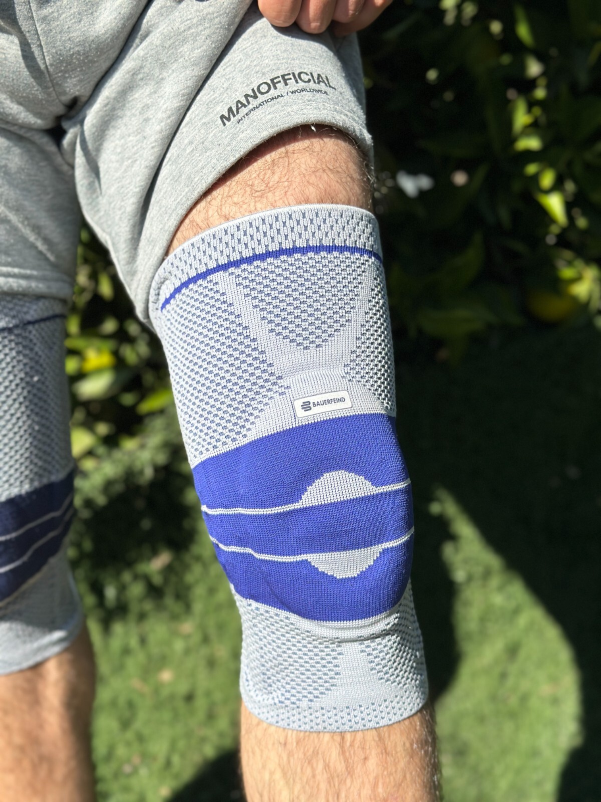 Bauerfeind GenuTrain Size 6 Knee Joint Brace Patella Support Meniscus Sleeve ACL