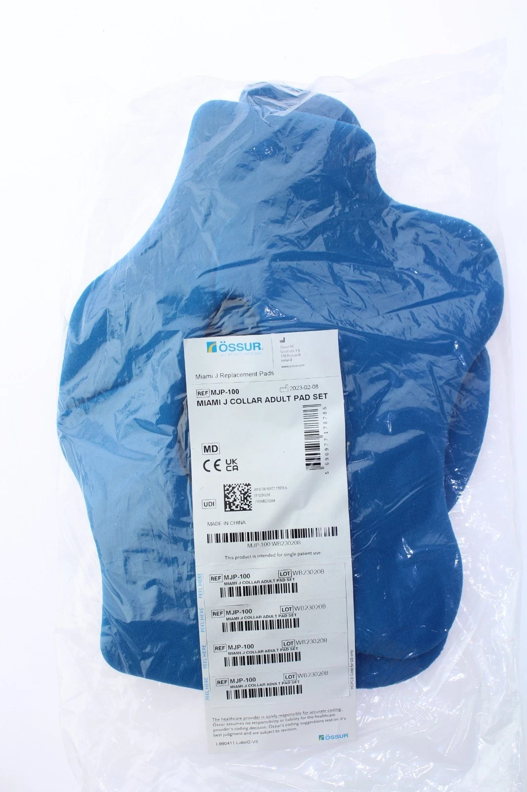 NEW / OSSUR MJP-100 Miami J Collar Adult Standard Universal Replacement Pad Set