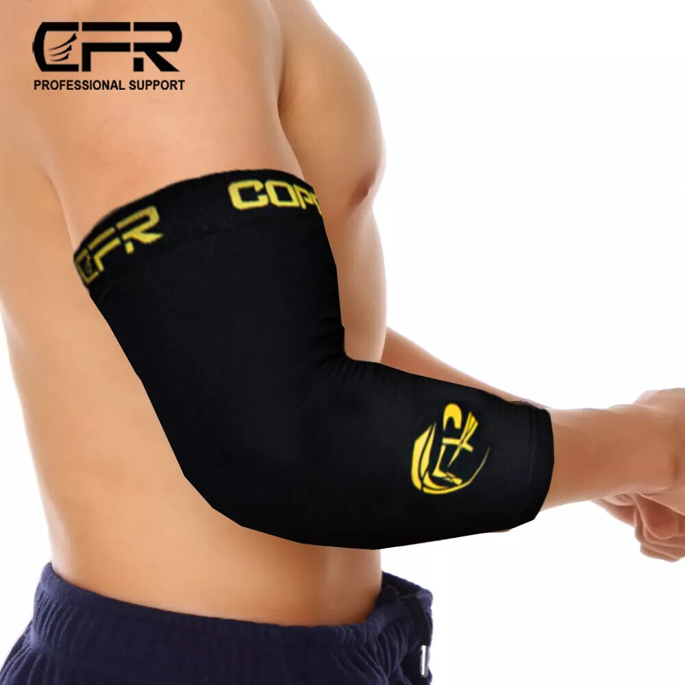 Elbow Support Arm Brace Copper Compression Sleeve Joint Arthritis Pain Relief