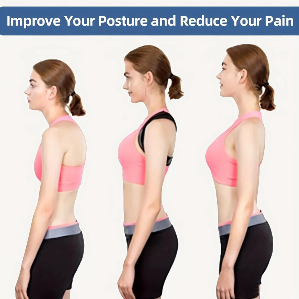 Posture Corrector Adjustable Back Brace Shoulder Support Clavicle Belt Men Women