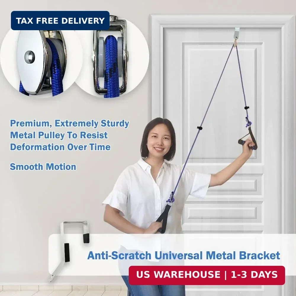 Shoulder Pulley for Physical Therapy, Pulleys for Shoulder Rehab Over Door, Shou