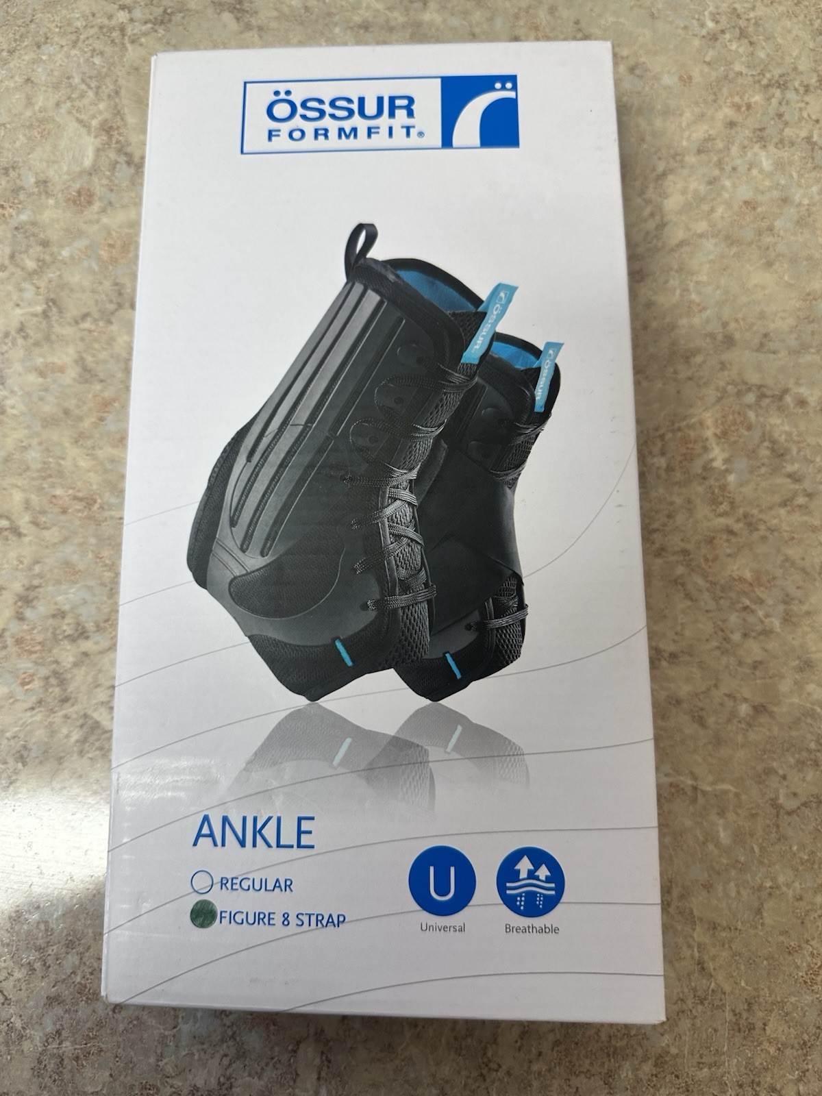 Ossur FormFit Ankle Brace w/Speedlace & Figure 8 Straps Size SMALL W-10623