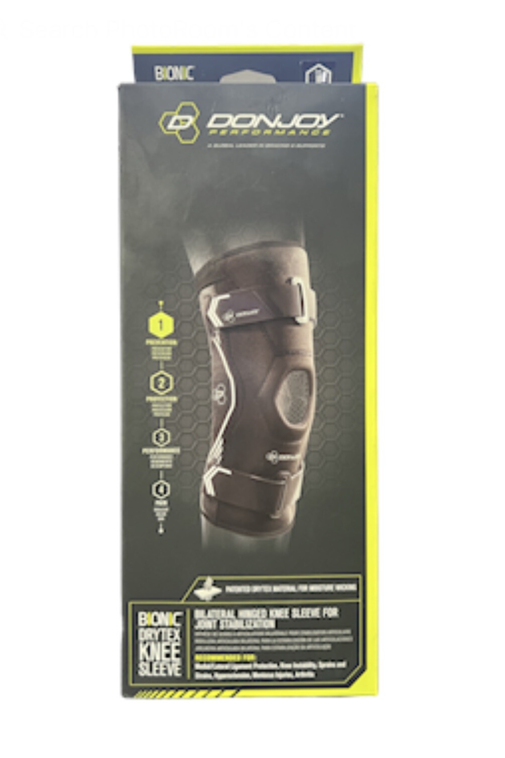 Donjoy Bionic Bilateral Hinged Knee Sleeve For Joint Stabilization – Size Medium