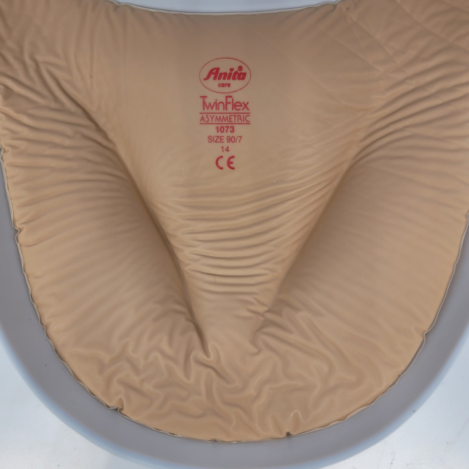 Anita Care TwinFlex Asymmetric Breast Prosthesis 1073X Size 7 90 Nude Bra Filler