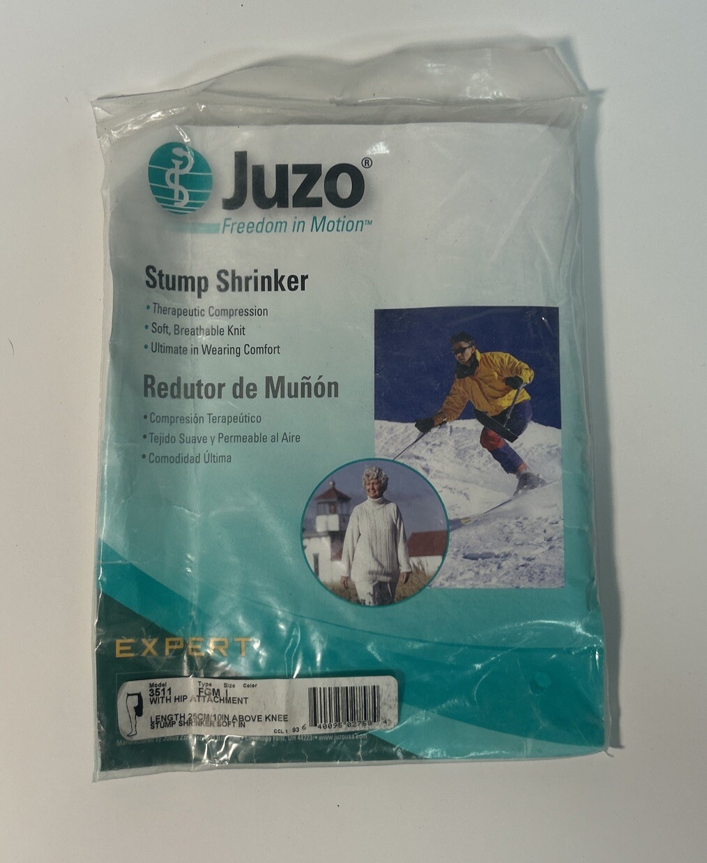 Juzo Above Knee Stump Shrinker, Model 3511, Type FGM, Size 1, Length 25cm/10in