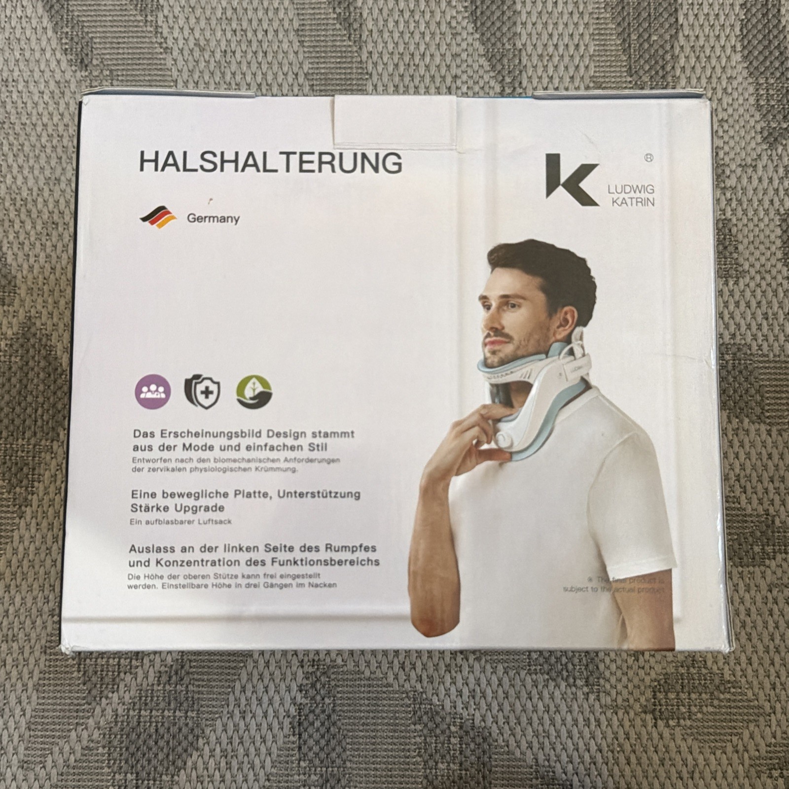 LUDWIG KATRIN Cervical Traction Device Neck Pain Relief Stretcher OTC