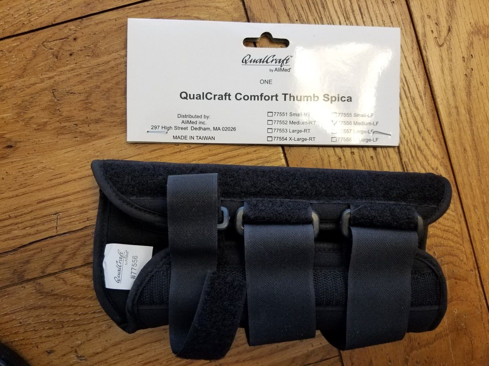 QualCraft Comfort Thumb Spica Left Medium by AliMed #77456