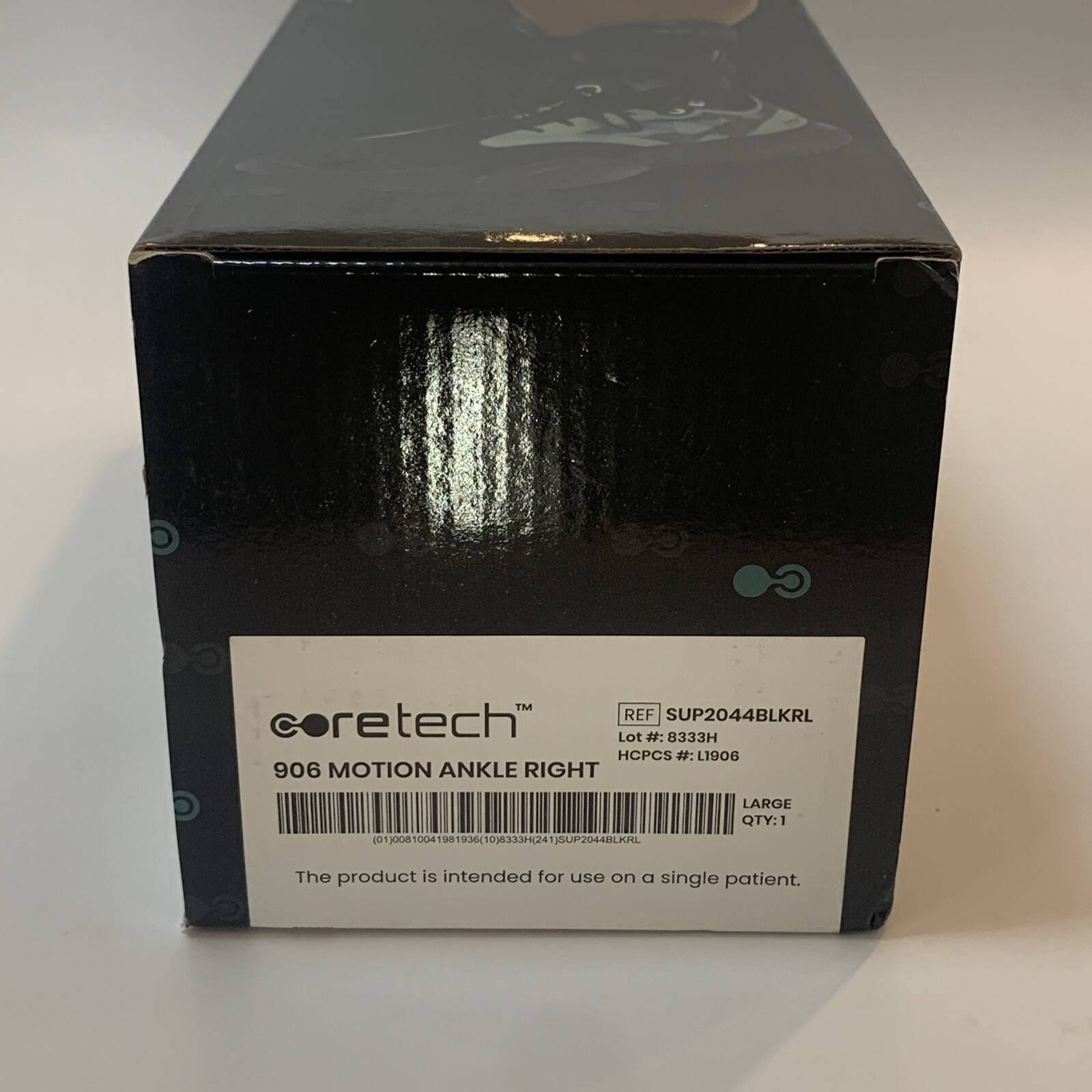Coretech 906 Motion Ankle Brace by Vive Health – Right Large – SUP2044BLKRL