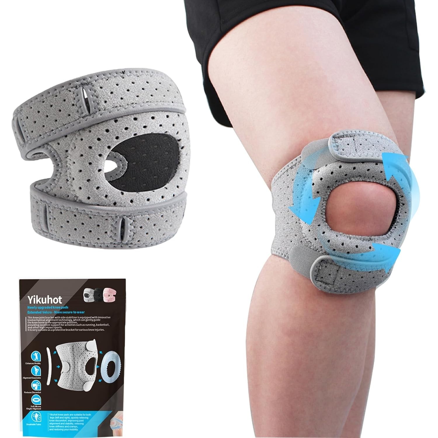 Knee Brace For Women/ Men, 2025 New Upgraded Extended Edition Knee Braces