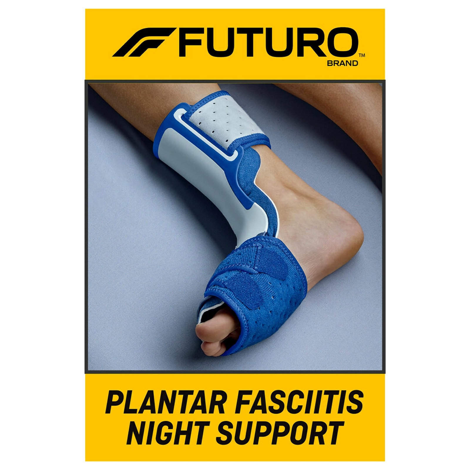 Navy Orthopedic Brace for Plantar Fasciitis Adjustable Low Profile Support