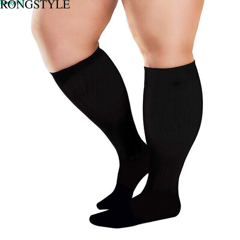 2XL 3XL 4XL 5XL 6XL 7X Wide Calf Plus Size Compression Socks Women Men 20-30mmHg