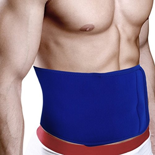 FakeFace Breathable Neoprene Compression Waist Trimmer Large (Pack of 1) Blue