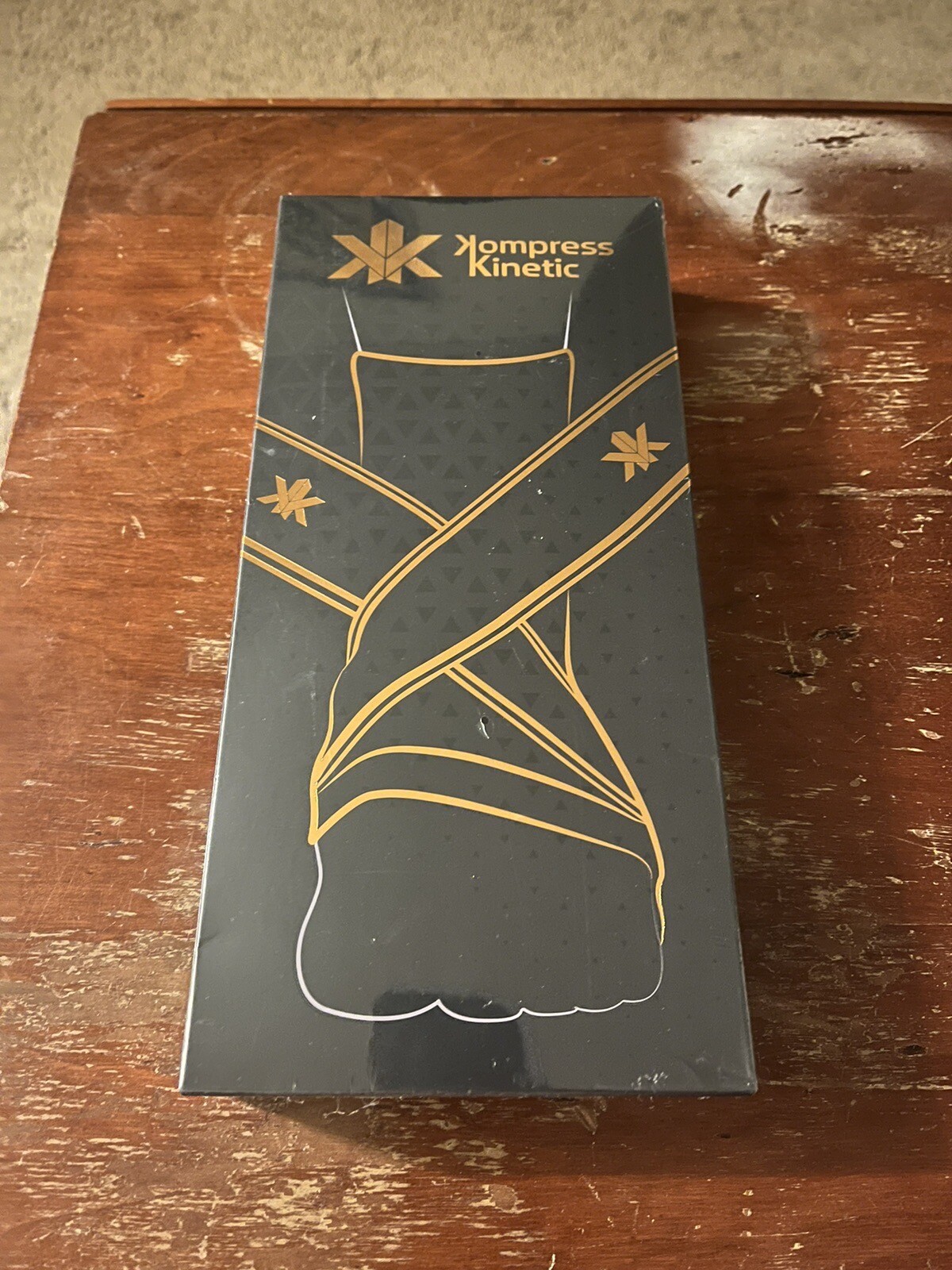 NIB Kompress Kinetic Leg Wrap New Large / Extra Large Copper Infused Compression