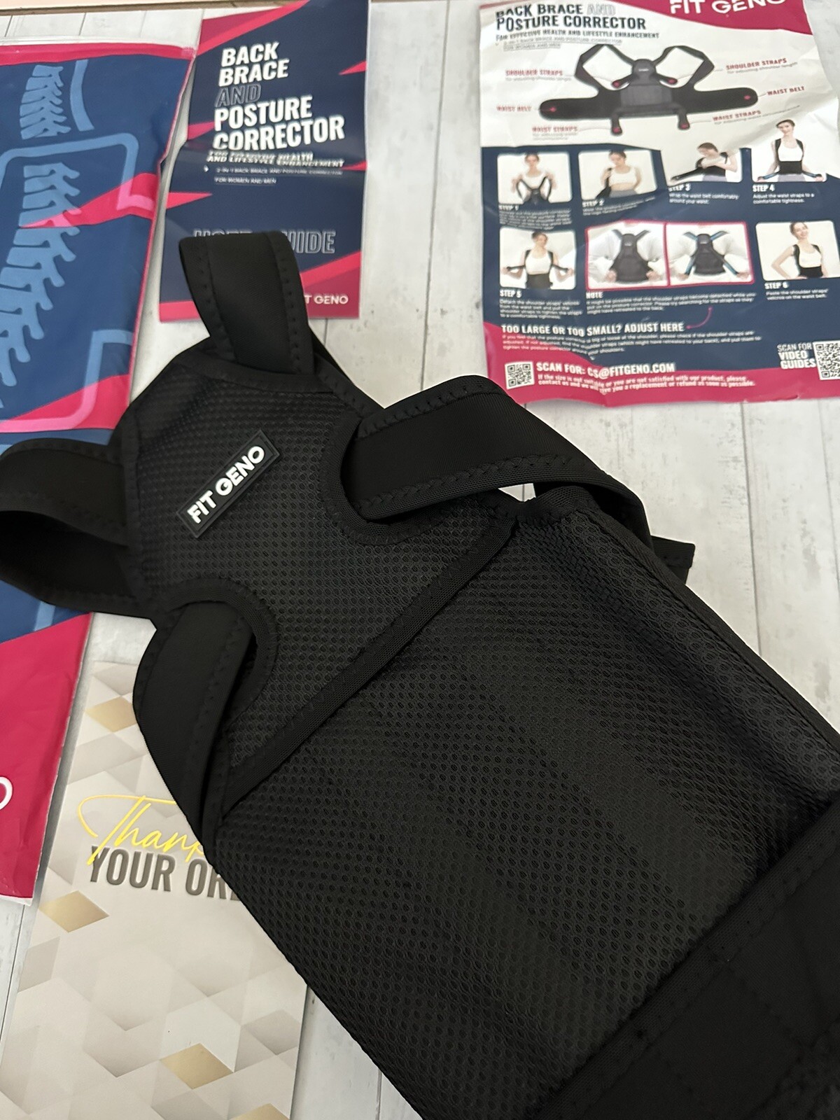 Back Brace and Posture Corrector for Women Men, Straightener Medium