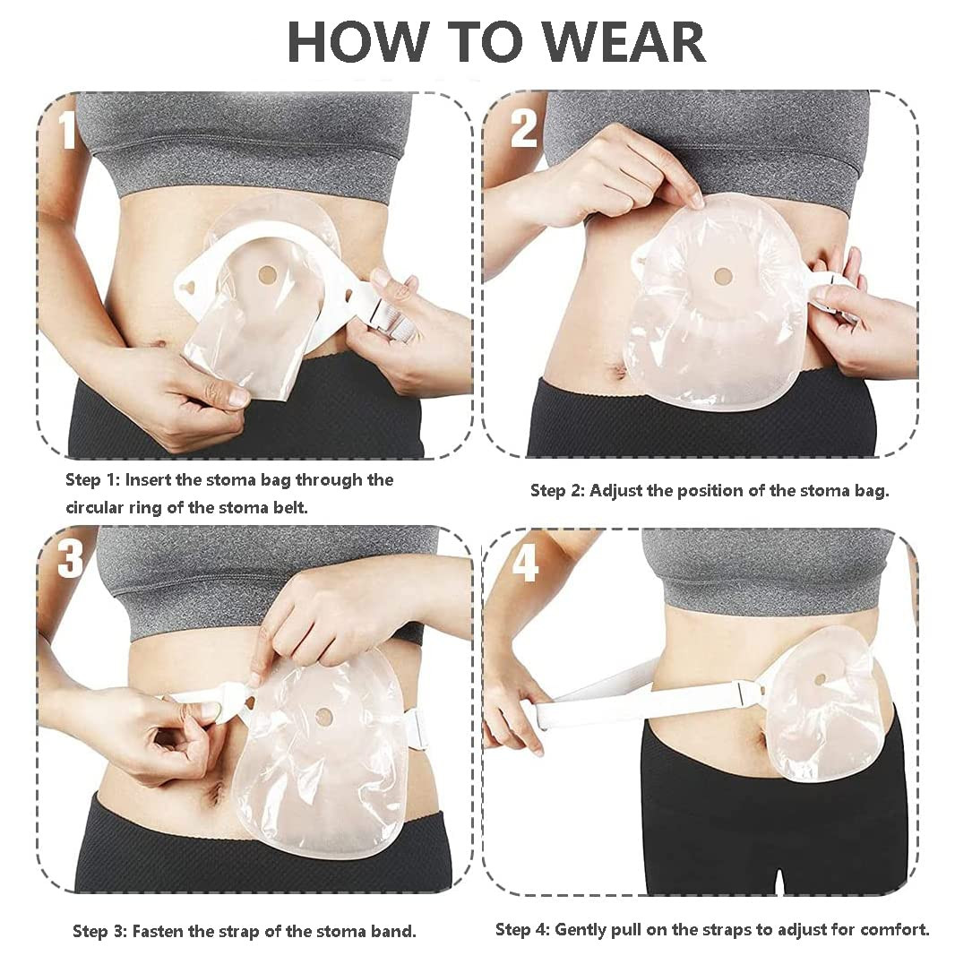 Adjustable Ostomy Hernia Support Belt – Lightweight & Discreet Design for Men &