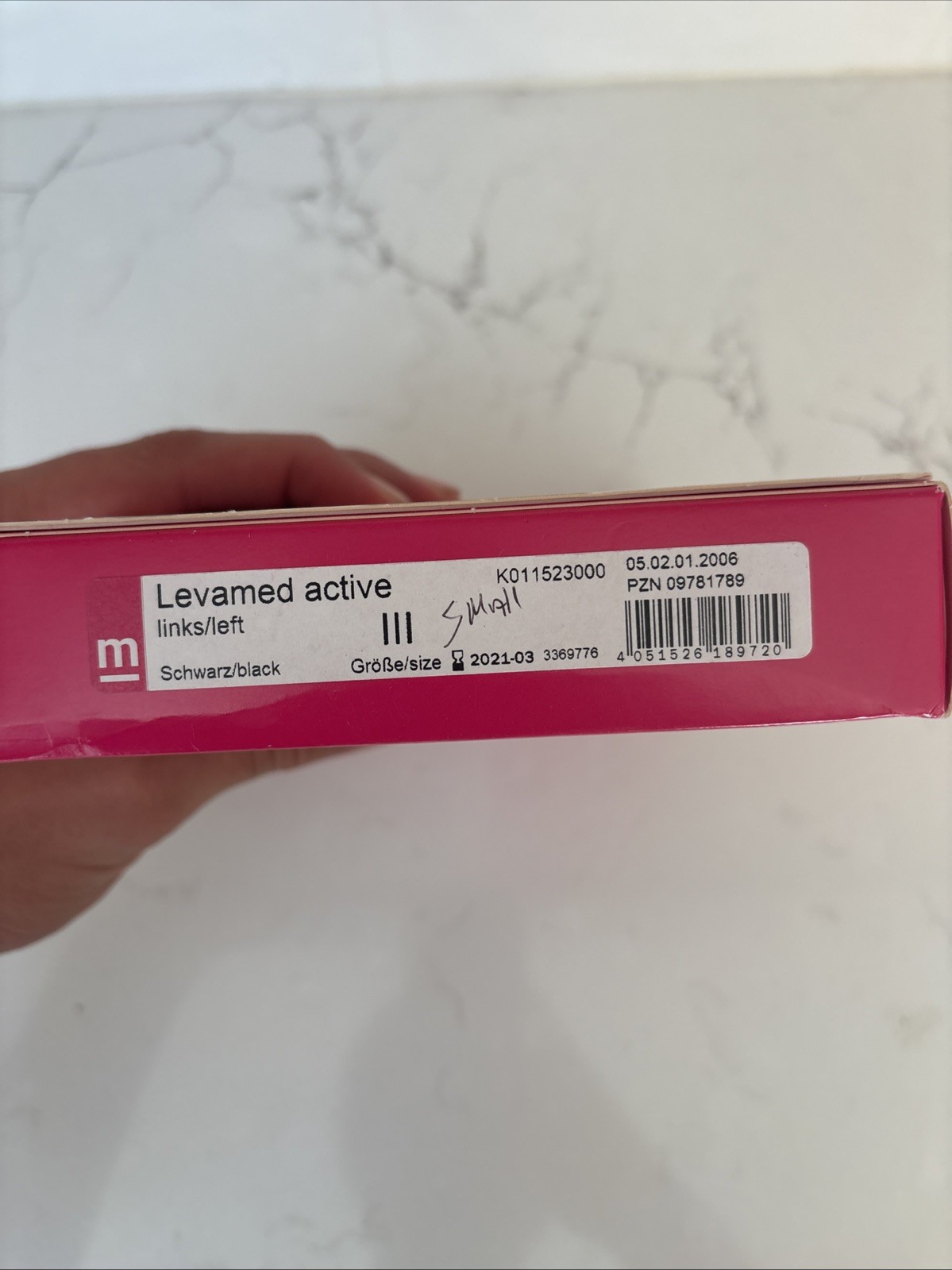 Medi Levamed Active Black Left Size 3(Small) Ankle Support