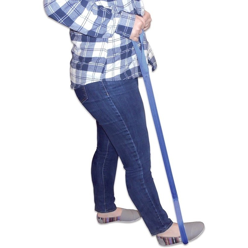 Adjustable Leg Lifter Assist Device W/ Sturdy Foot Loop Mobility Recovery New