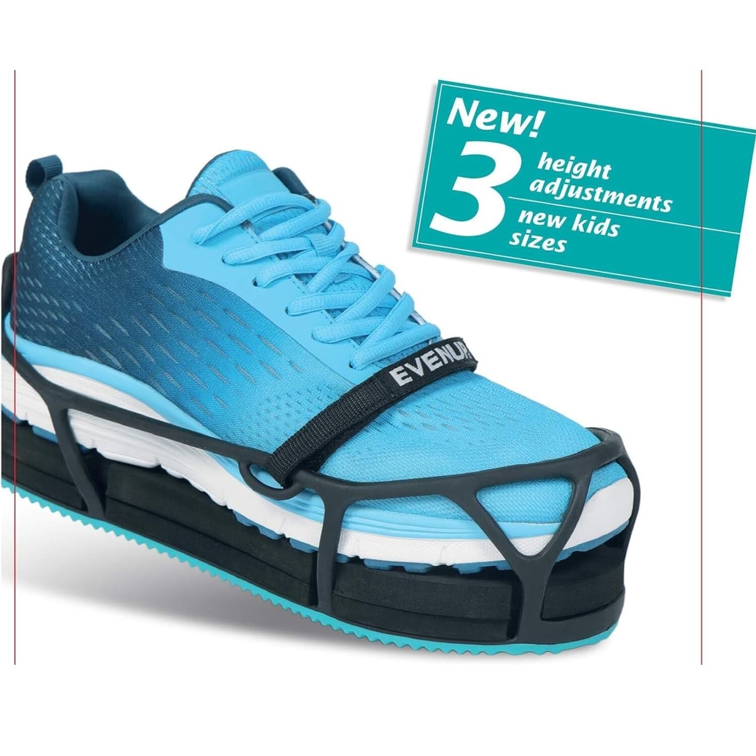 Authentic Shoe Balancer with 3 Height Adjustments for Pain Relief – Medium Size