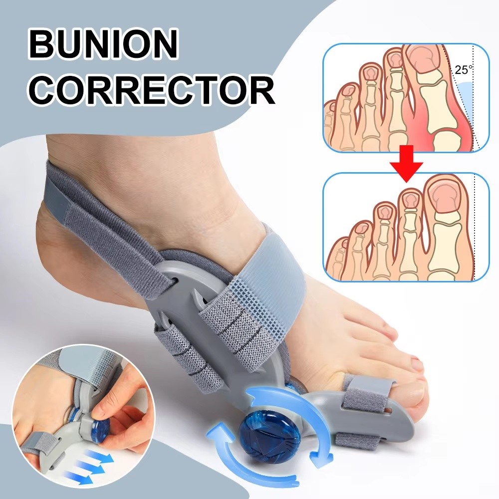 Bunion Fix Toe Valgus Corrector Big Toe Straightener Adjustable for Men Women
