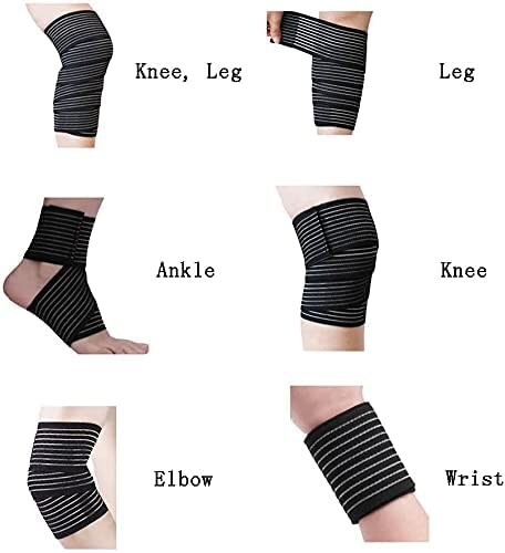 Elastic Lower Leg Calf Compression Support Bandage Sleeve Wrap for Women and Men