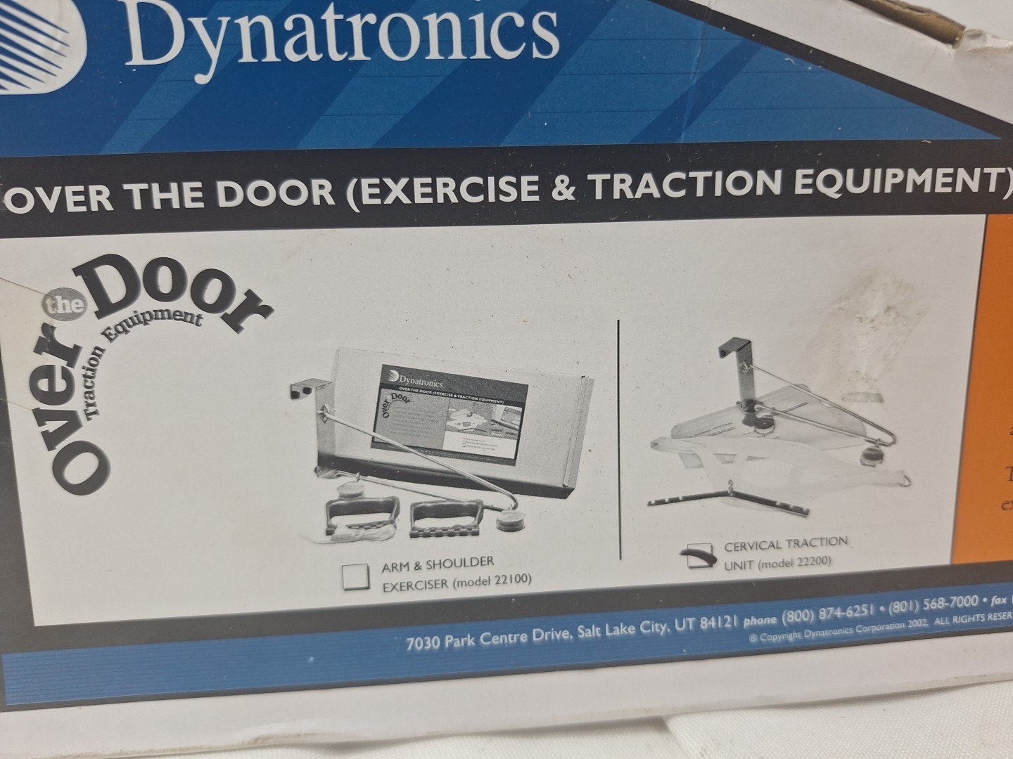 Dynatronics Exercise- Traction Unit #22200 Over The Door Cervical NIB