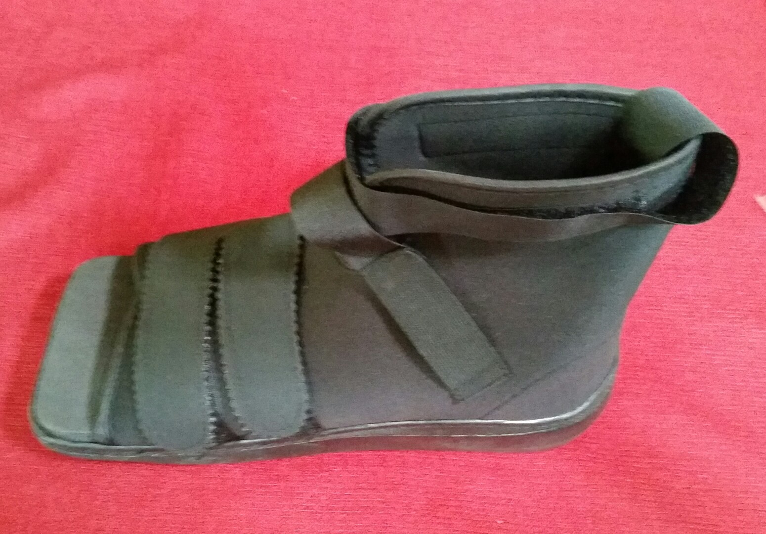 Darco Slim Line Walking Cast Boot, Square Toe, Black, Size Med – Pn SLQ2B – New!