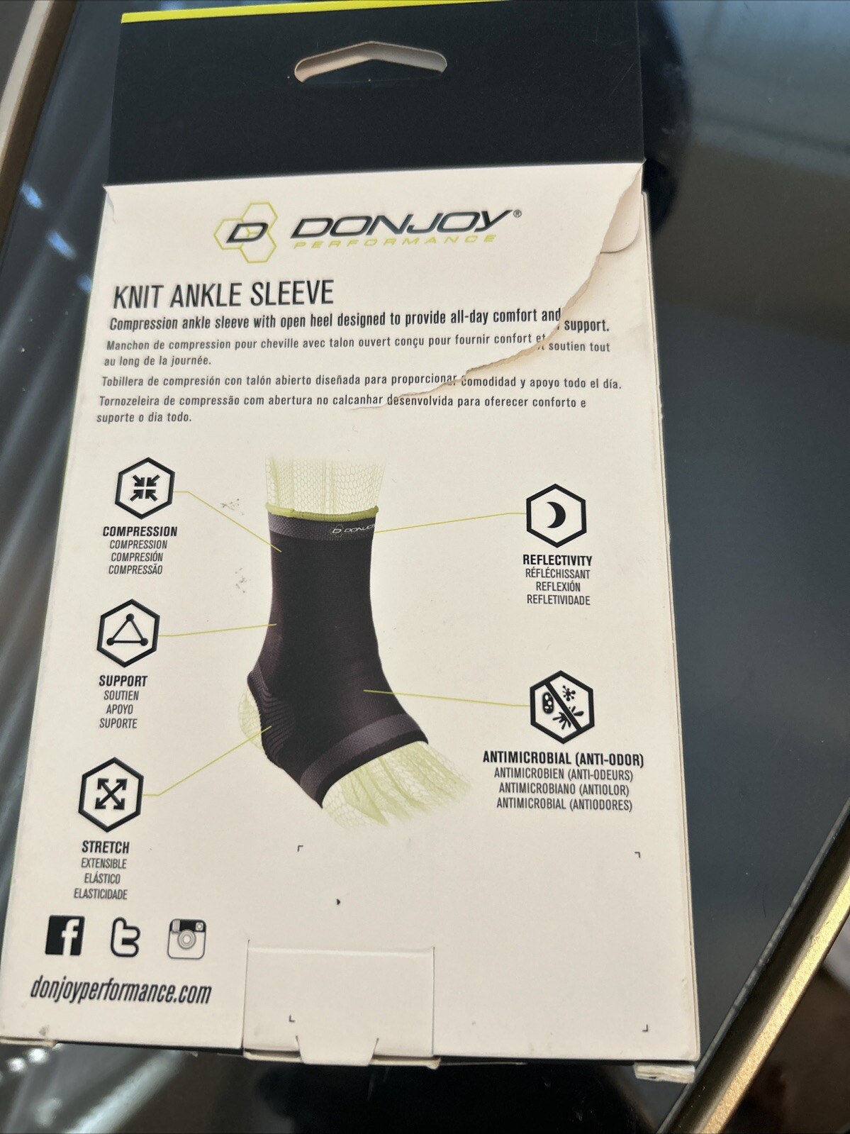 Donjoy Knit Knee Sleeve Large