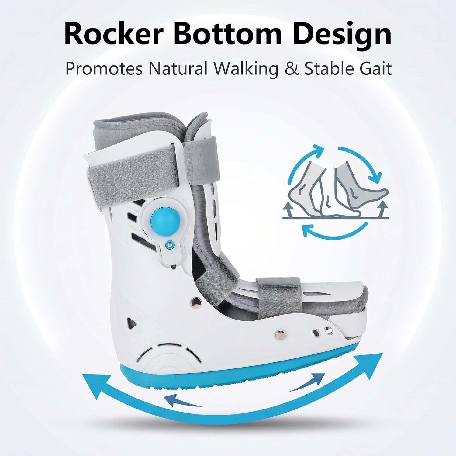 Walker Fracture Boot Air Cam Walker Boot Inflatable Walking-Large
