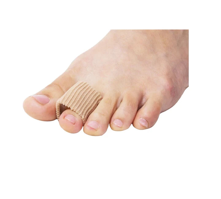 Natra Cure Gel Toe Spreader With Ribbed Fabric POLYGEL M Pair