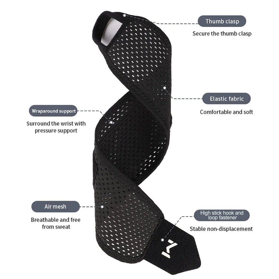 Breathable Wrist Brace Sports Fitness Support Joint Pain Sprain Protection