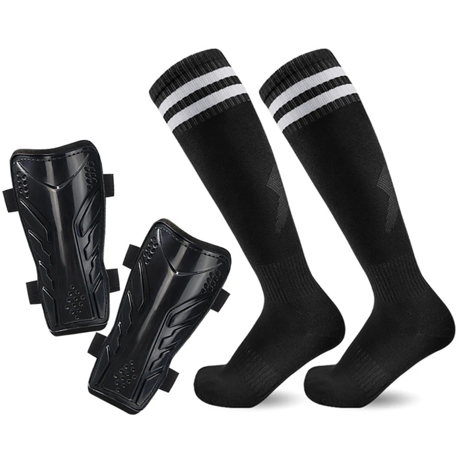 Football Shinguards Sports Socks Set Sports Breathable Children’s Adult