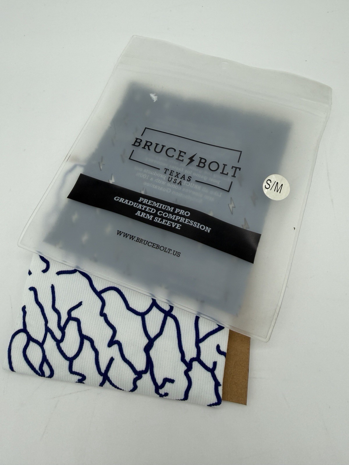 Bruce Bolt Premium Pro Graduated Compression Arm Sleeve Elephant Print S/M NEW