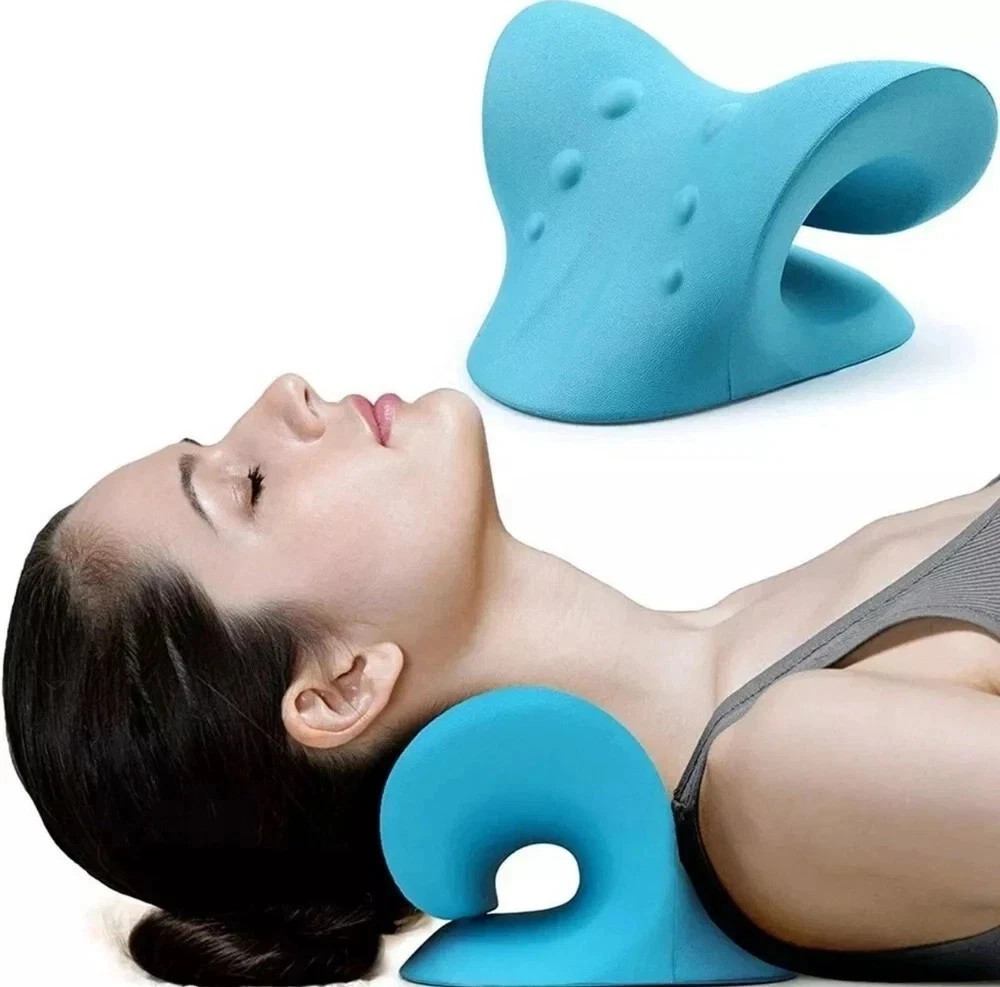 Neck Cloud Cervical Neck Stretcher Pillow Traction Device Pain Relief Massage