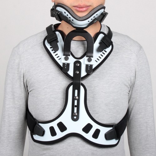 Adjustable Cervical Thoracic Orthosis Head Chest Neck Fixed Brace CTO Brace