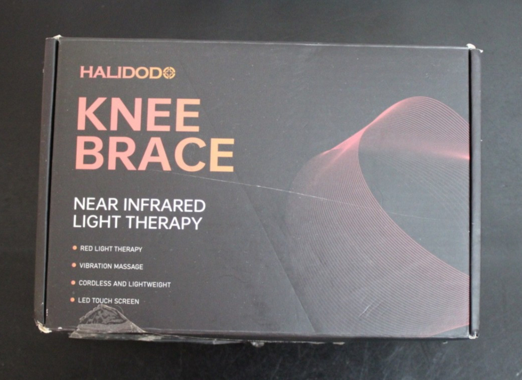 NIB Halidodo Knee Brace Near Infrared Therapy Vibration Knee Massage ~ Cordless