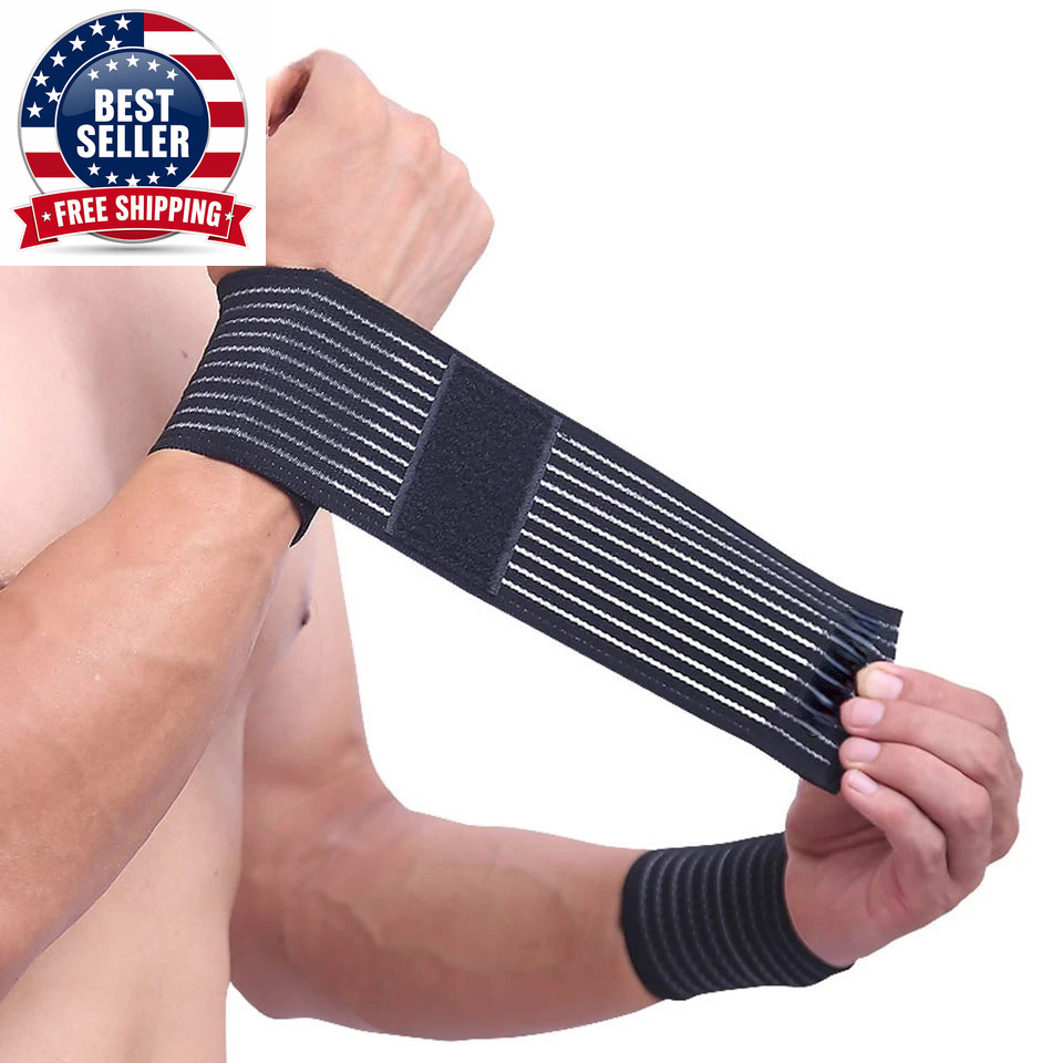 Gym Support Wrist Brace Wrap Carpal Tunnel Cotton Elastic Bandage Hand Sport Wri