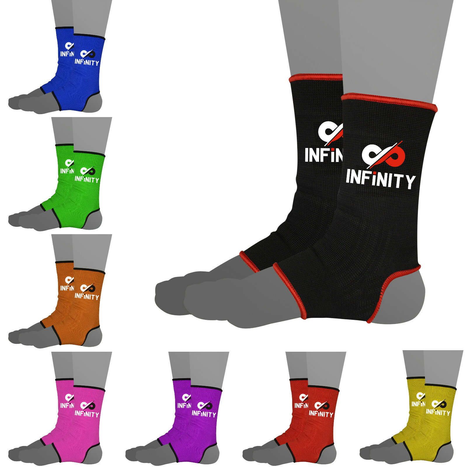 Ankle Support Foot Brace Guard Sport Compression Shock Injury Relief Protector