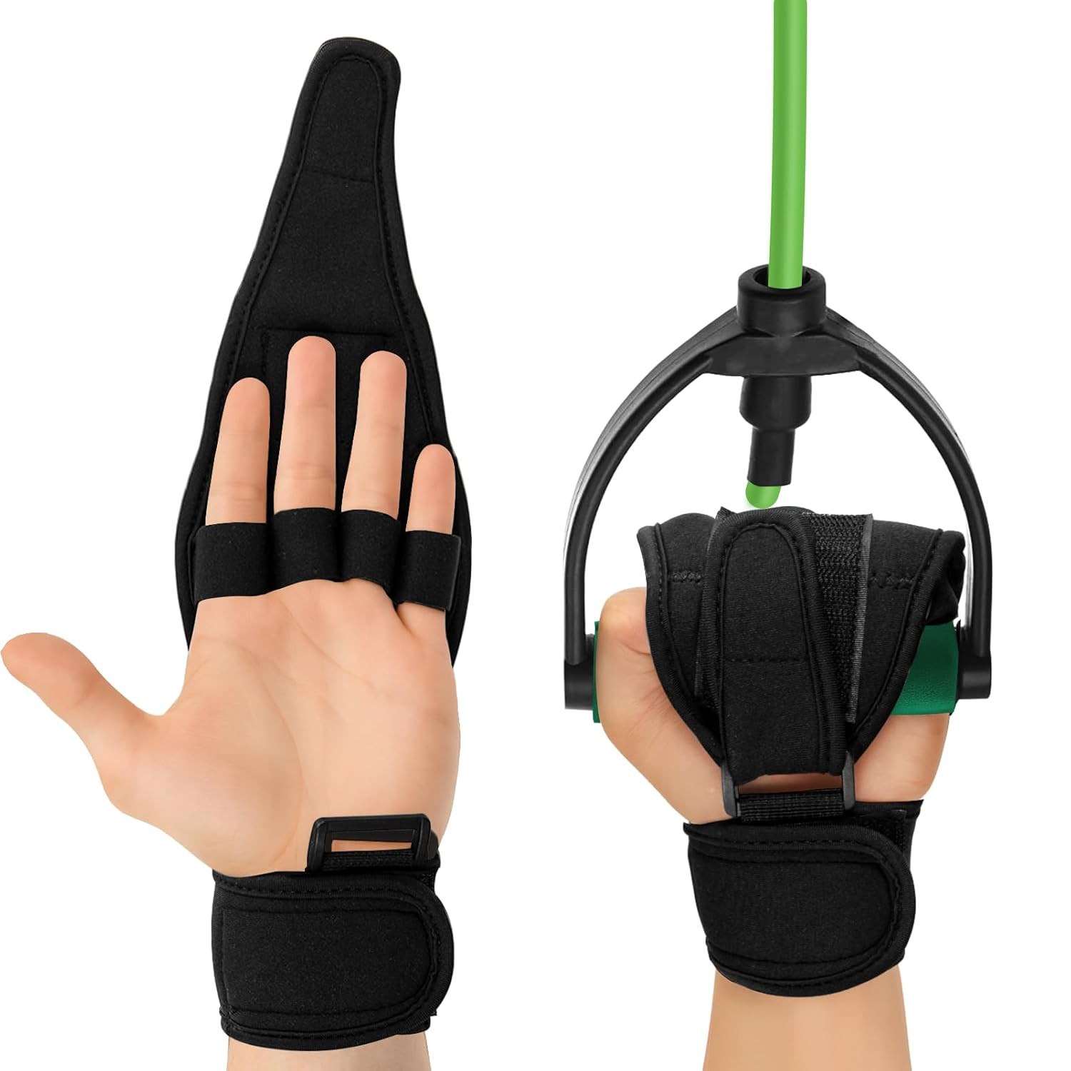 Stroke Hand Rehabilitation Glove, Finger Splint for Anti-Spasticity Training to