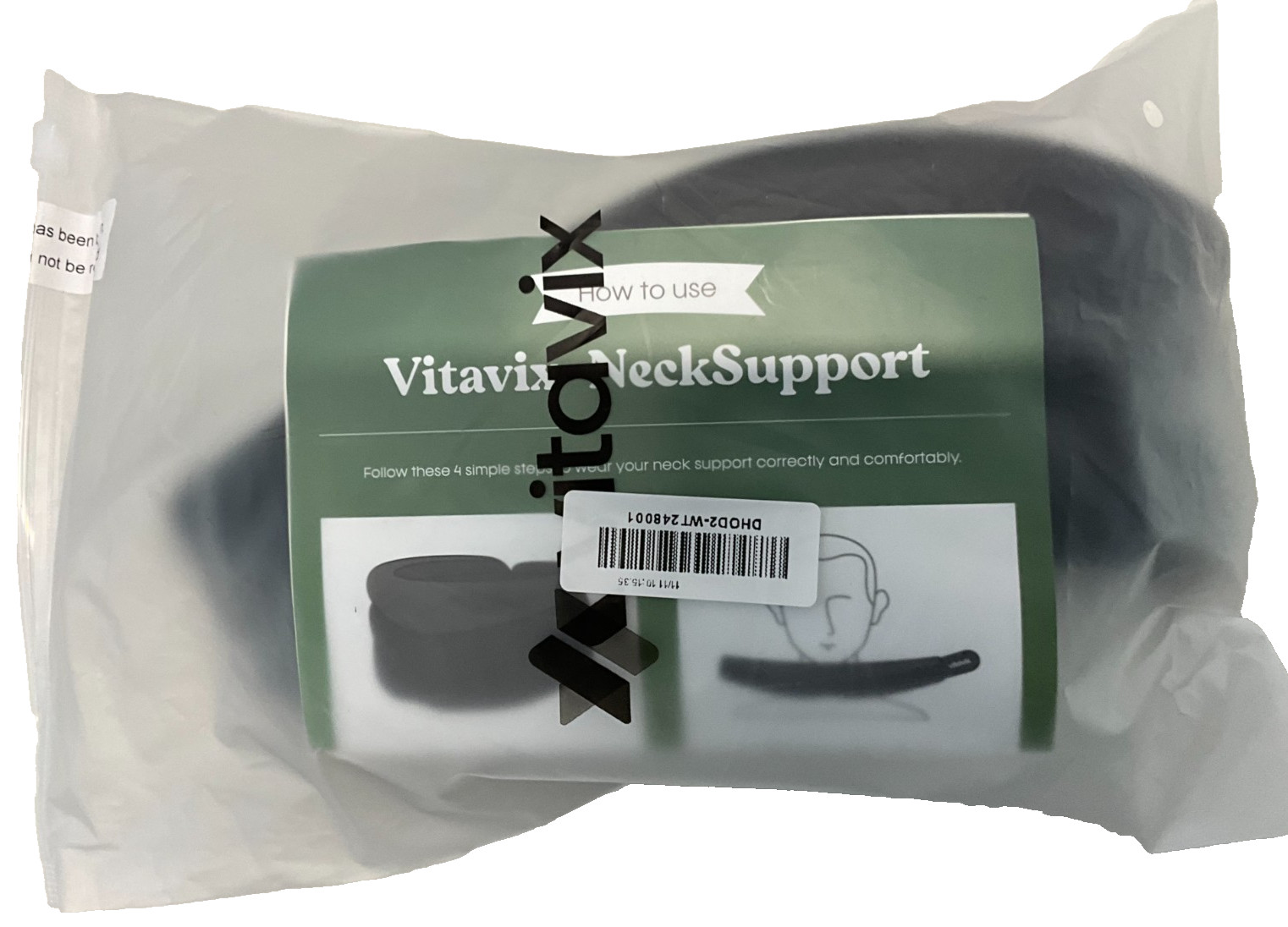 Vitavix Ergonomic Neck Support Brace Pillow Cervical Pain & Snoring Relief