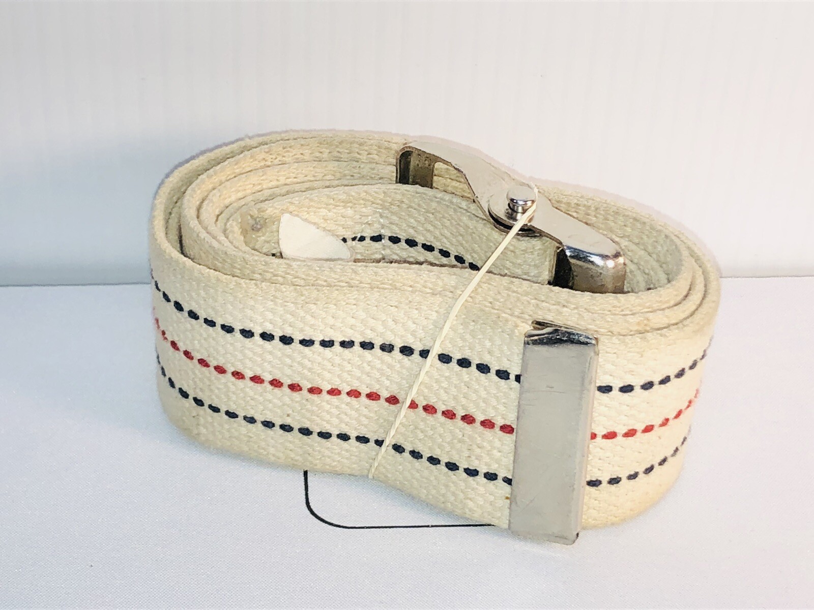 Large Gait Belt W/ Metal Buckle, 58 Inch, White Essential Medical Supply Medline