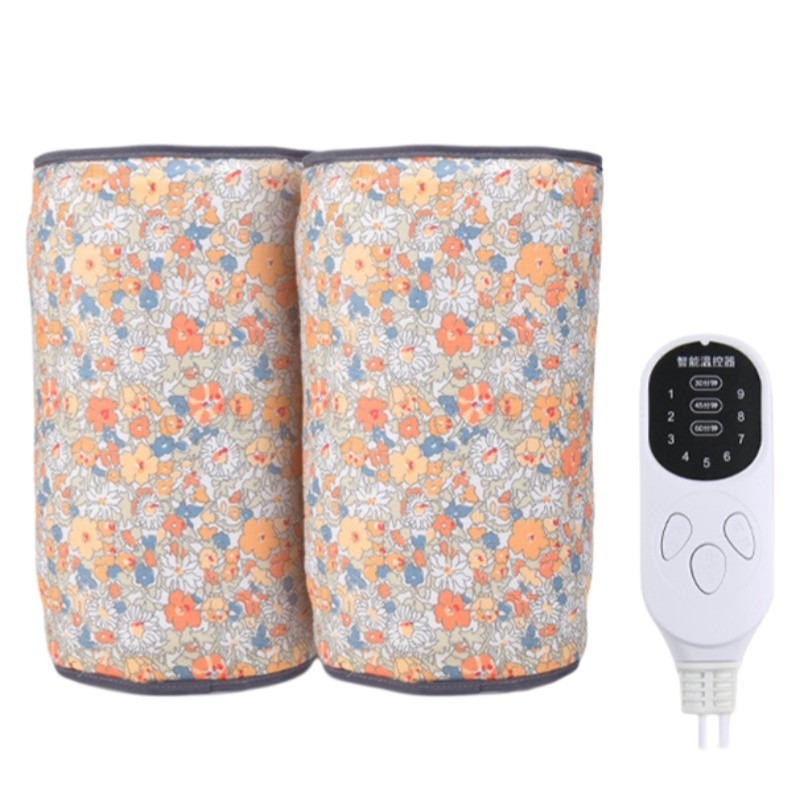 Electric Heated Knee Brace Moxibustion Heating Leg Massage Warm Pain Relief Pad