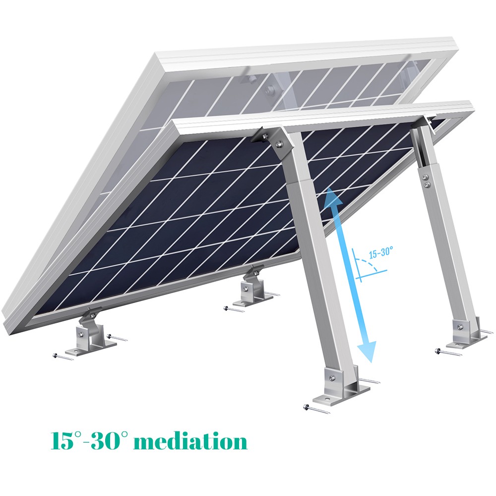 Adjustable Solar Panel Tilt Mount Brackets Kit Aluminum Mounting Set US STOCK