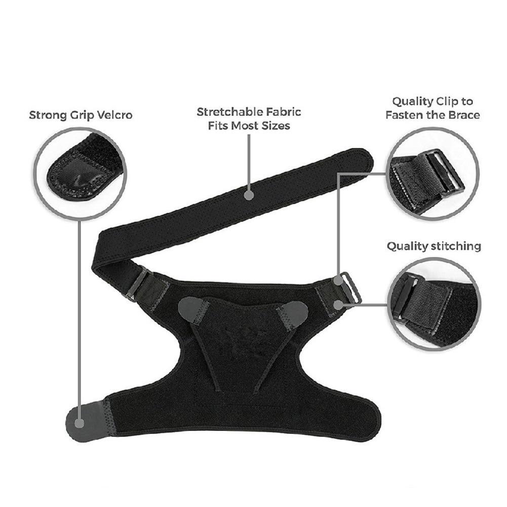 Healthy Lab Co Compression Shoulder Support Brace Sleeve for Dislocation Torn