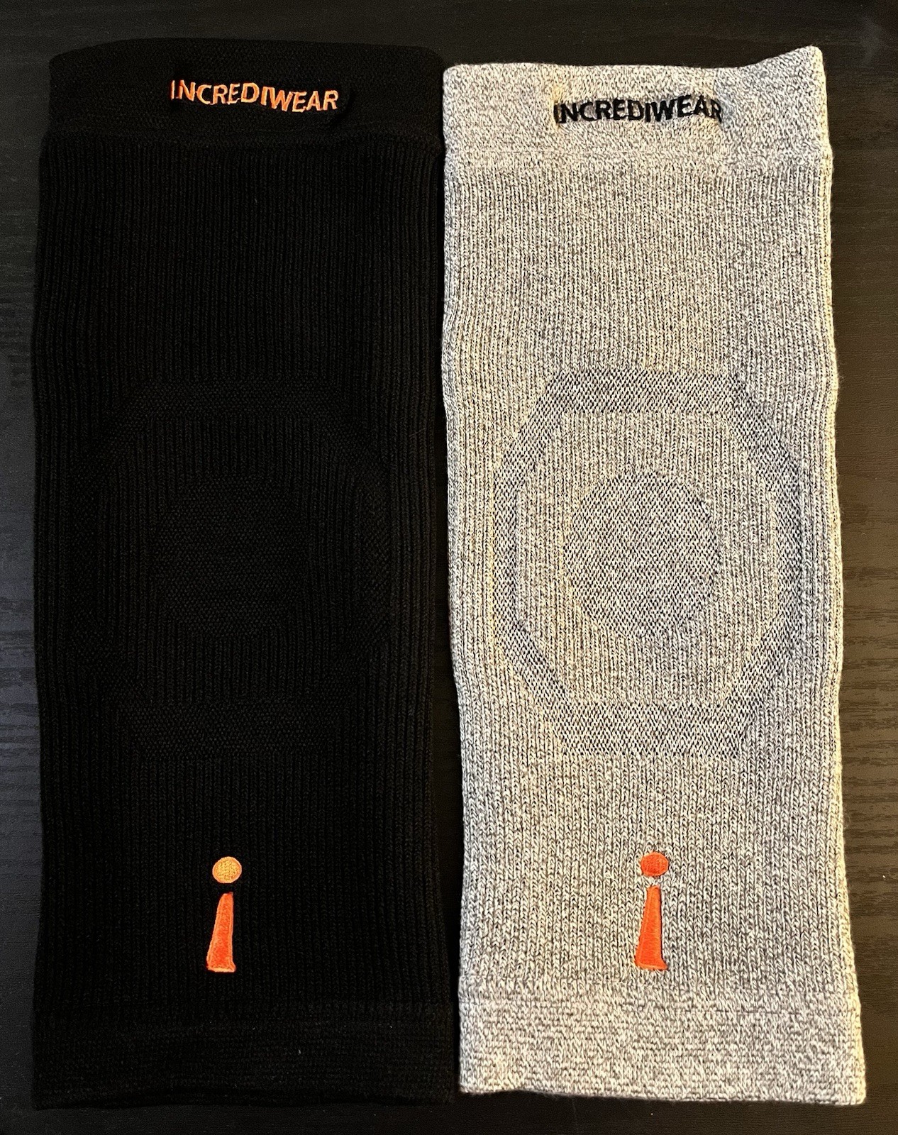 Incrediwear Knee Sleeve Black & Grey Medium Compression Brace – Used