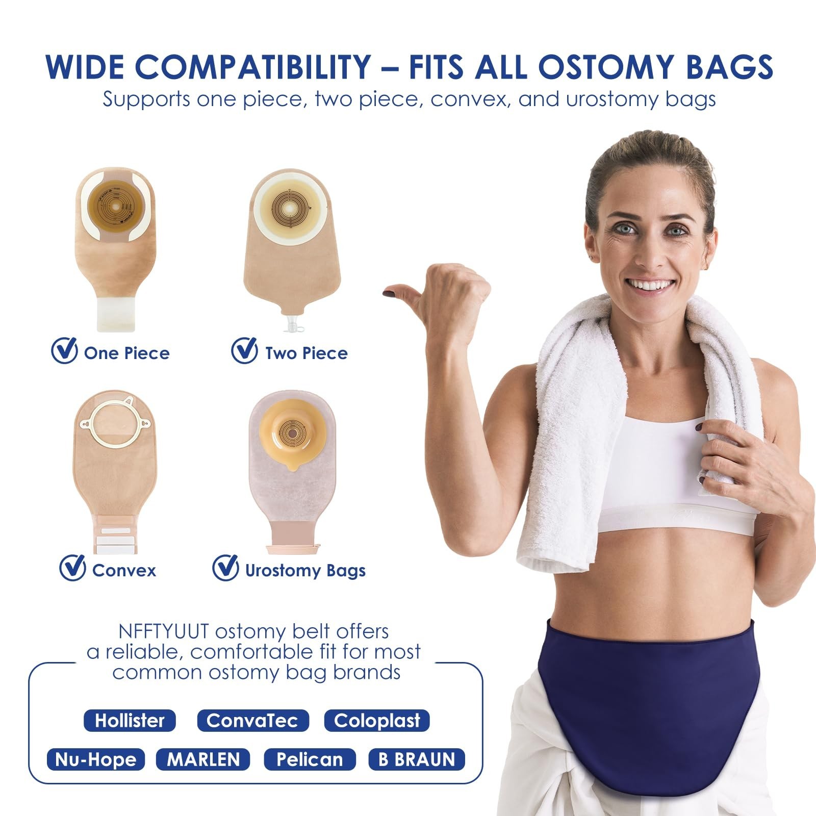 Ostomy Belt for Men & Women, Colostomy Ostomy Bag Covers | Stoma Guard & ileo…